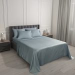 6-Piece 800 Thread Count Lead Cotton Rich Adult Bed Sheet Set, King - Deep Pocket - Image 3