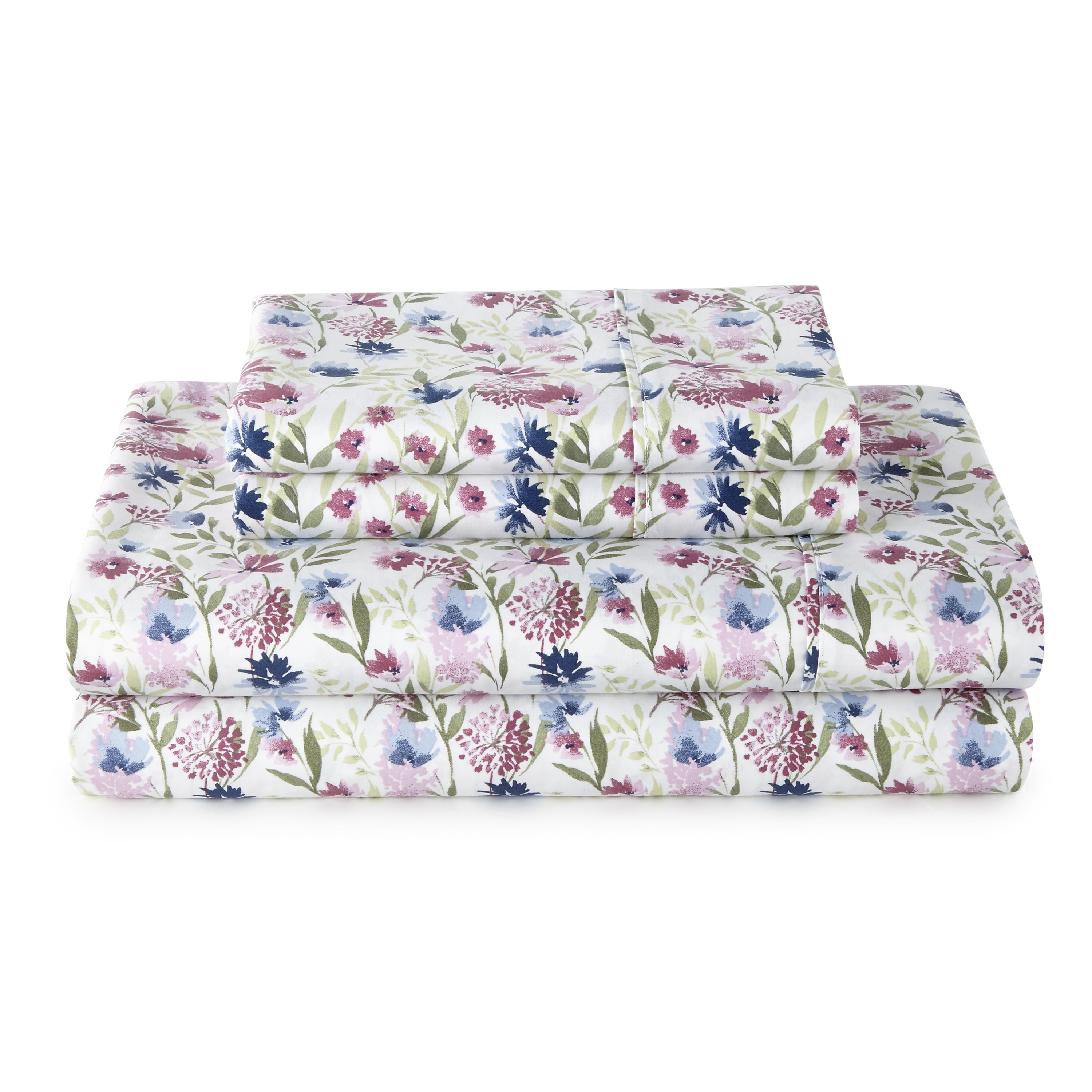 Better-Homes-Gardens-4-Piece-300-Thread-Count-Bashful-Blooms-Cool-Cotton-Sateen-Bed-Sheet-Set-Queen_907f6f3c-c113-4829-8e23-a07a2fb8e118.acec87254ab00fff588331c8d80678ee 4-Piece 300 Thread Count Bashful Blooms Cool Cotton Sateen Bed Sheet Set, Queen