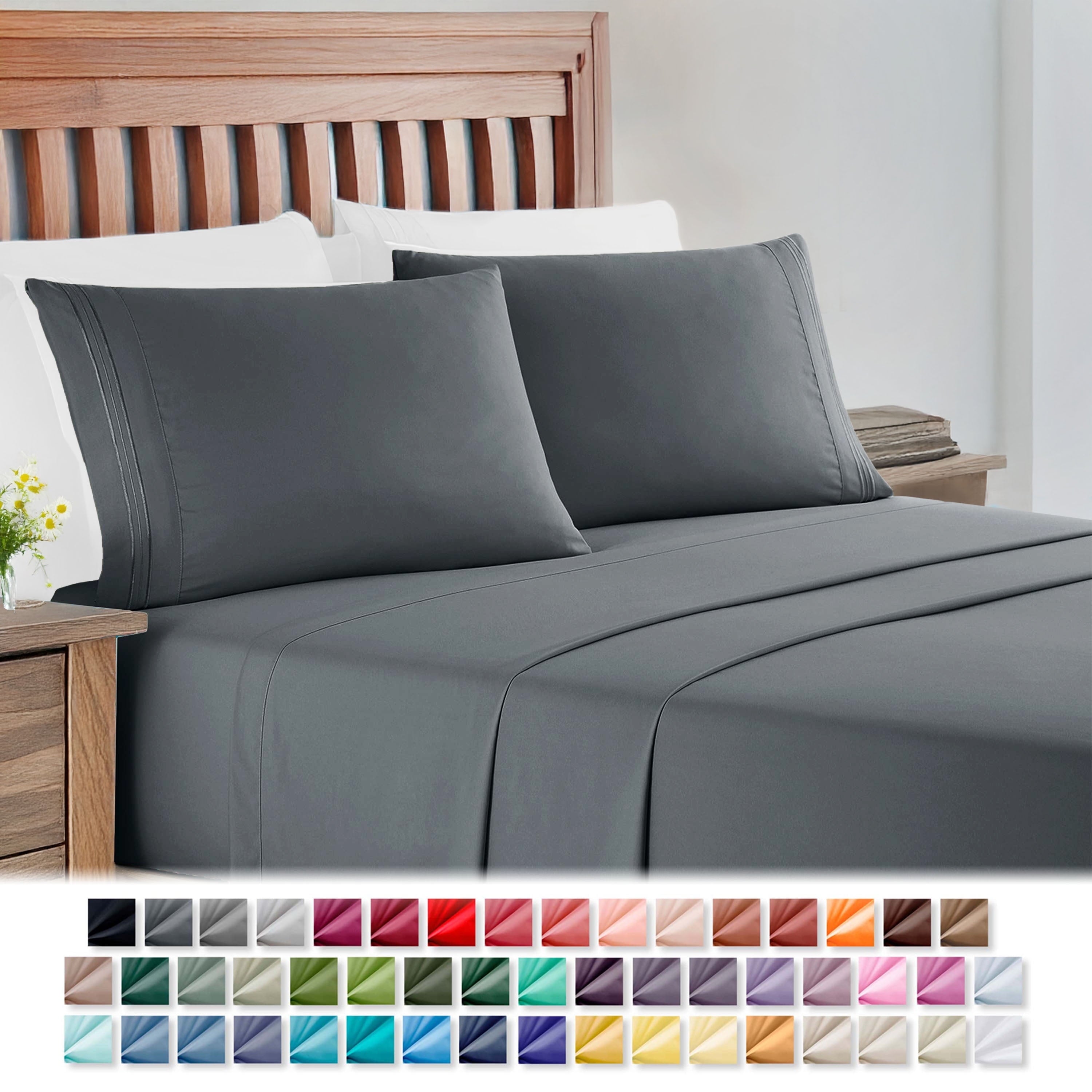 Nestl-Full-Size-Sheet-Sets-1800-Series-Deep-Pocket-4-Piece-Luxury-Soft-Microfiber-Bed-Sheet-Sets-CHARCOAL-STONE-GRAY_a2d3924a-4575-4bdc-b5f3-1c6b705bc93e.ffbaeb2c214c45a3116c21bc70341 Full Size Sheets Set, 1800 Series Bed Sheets Full 4 Piece, Luxury Soft Microfiber Full Sheet Sets, Gray